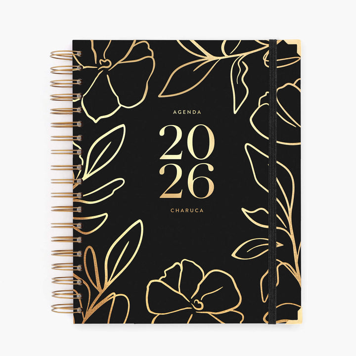 Agenda Diaria 2026 - Black - Grande