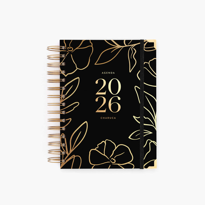 Agenda Diaria 2026 - Black - Mediana