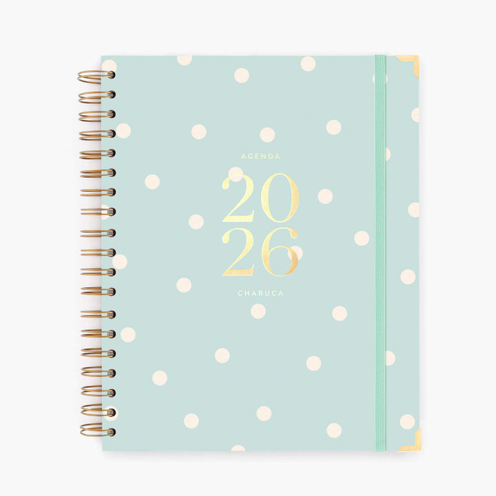 Agenda Semanal 2026 - Mint  - Grande