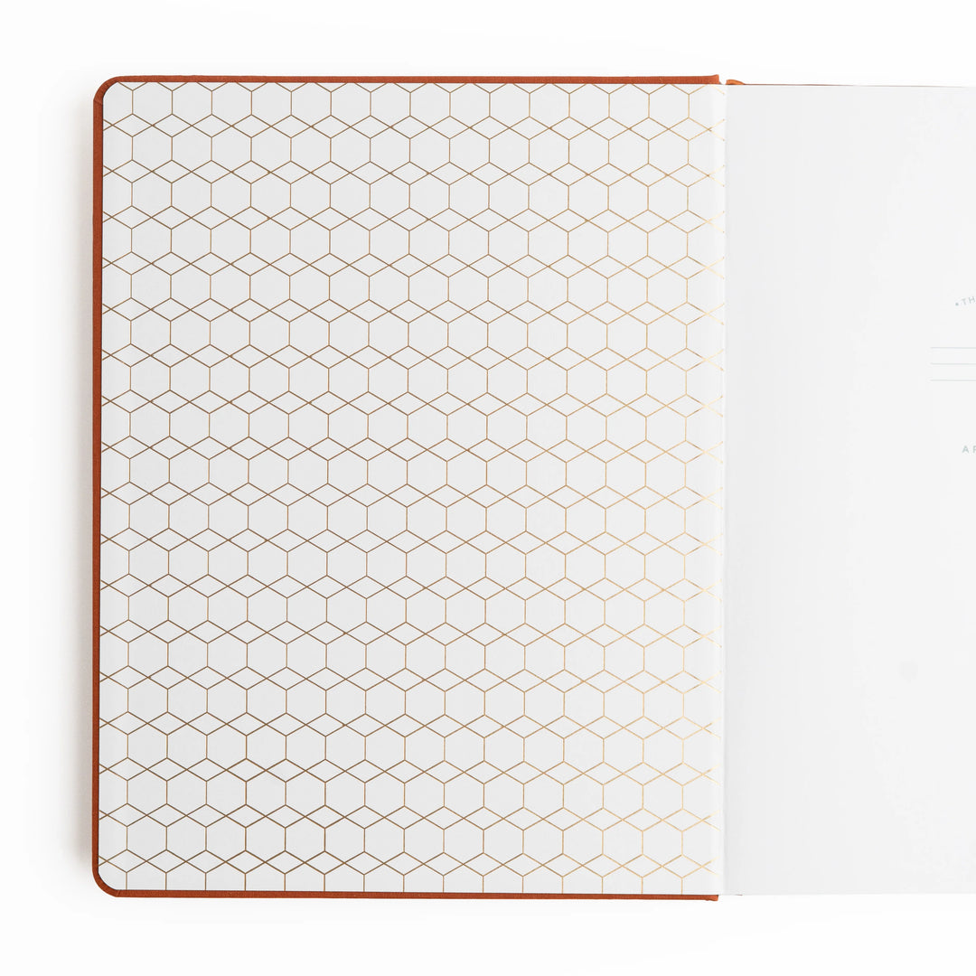 A5 Kraft Dot Grid - Keeper of the Bees in Rust