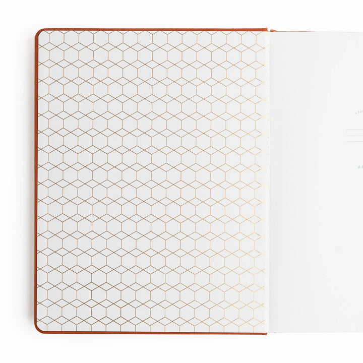 A5 Kraft Dot Grid - Keeper of the Bees in Rust