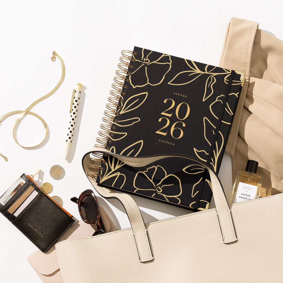 Agenda Diaria 2026 - Black - Grande