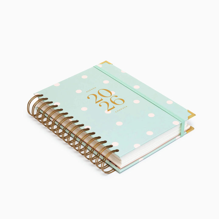 Agenda Diaria 2026 - Mint - Mediana