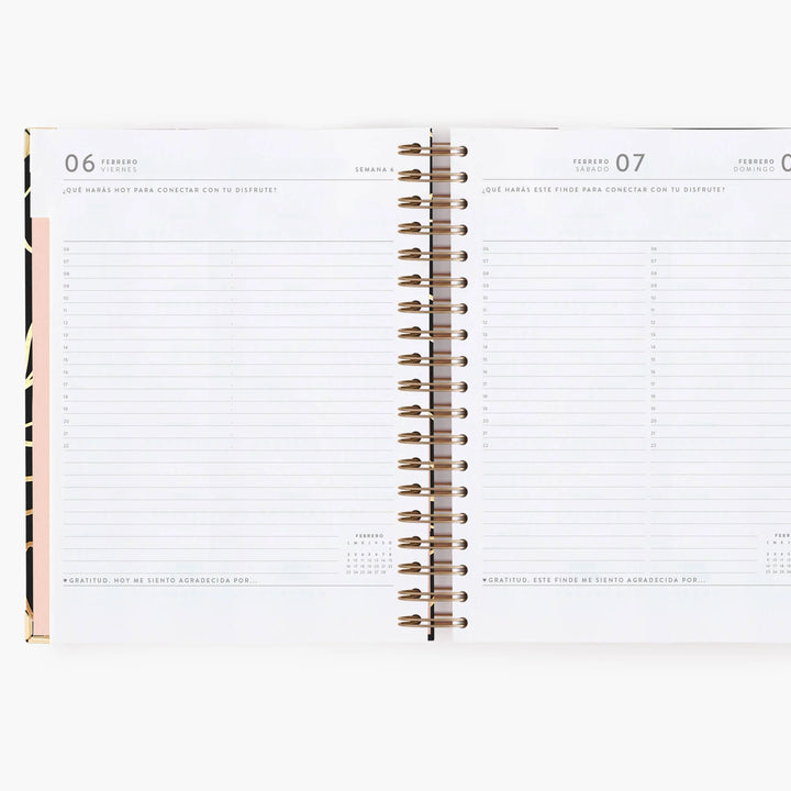 Agenda Diaria 2026 - Black - Grande