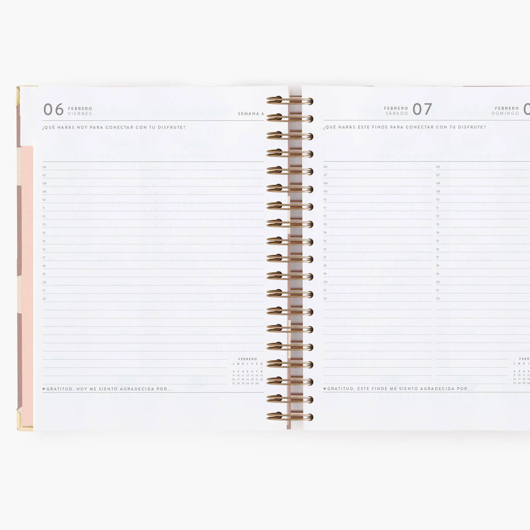 Agenda Diaria 2026 - Black - Grande