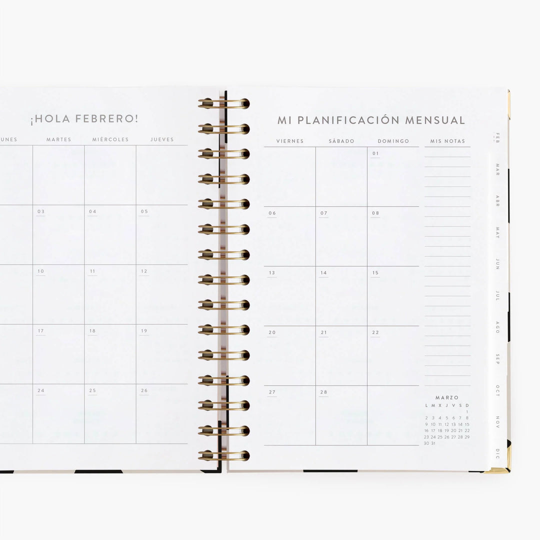 Agenda Semanal 2026 - Minimal - Mediana