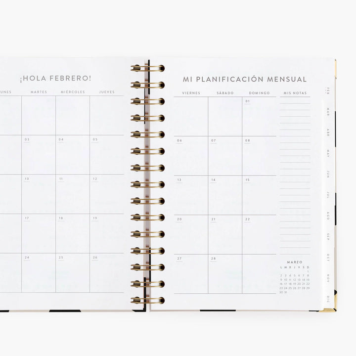 Agenda Semanal 2026 - Minimal - Mediana