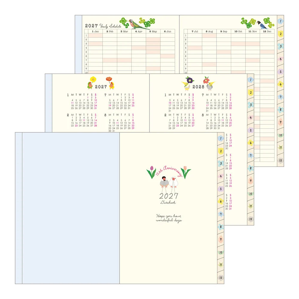 Pocket Diary B6 - Bird - 2027