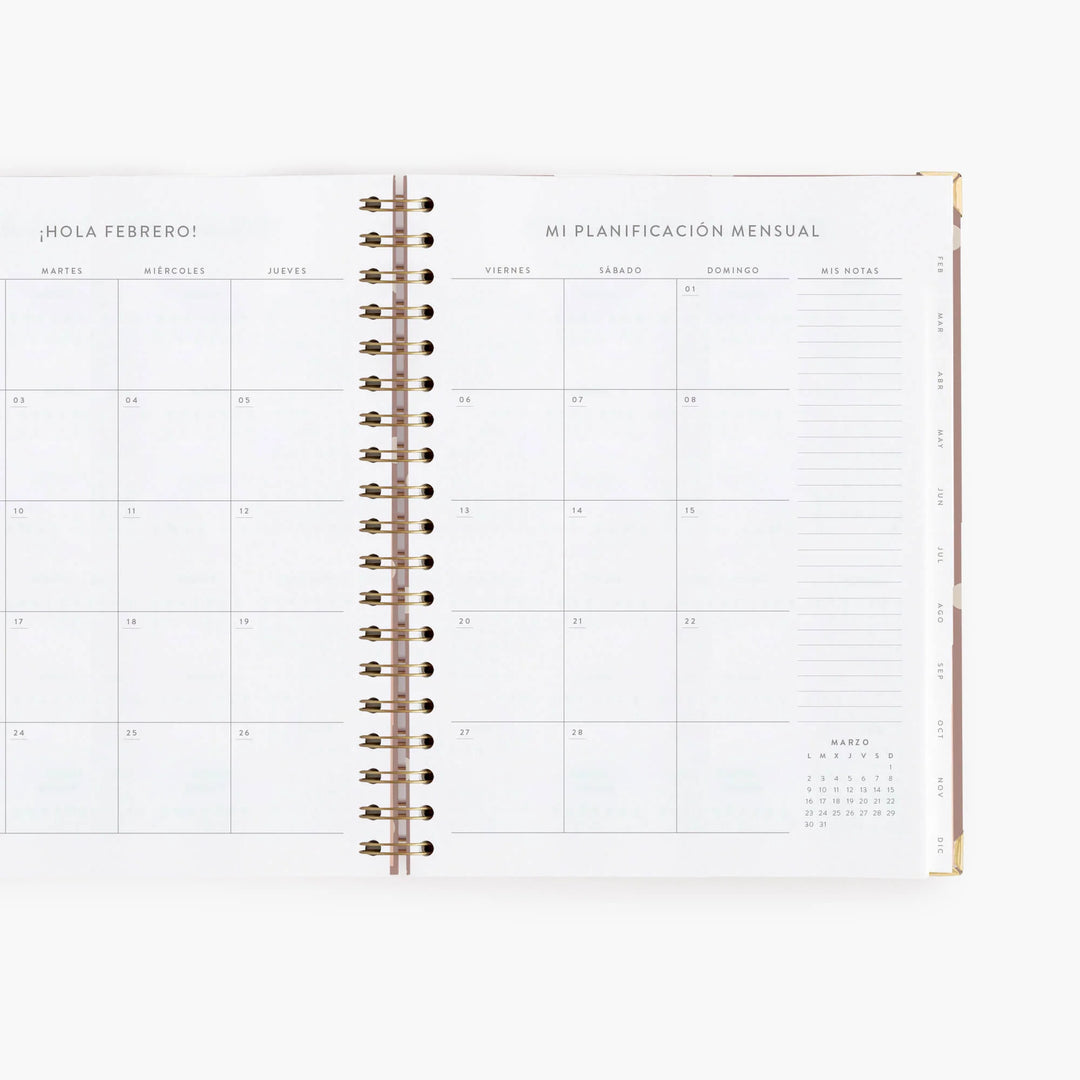 Agenda Semanal 2026 - Mocca  - Grande