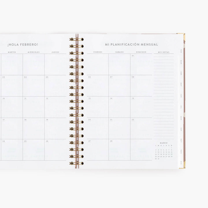 Agenda Semanal 2026 - Mocca  - Grande