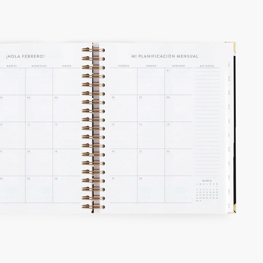 Agenda Diaria 2026 - Black - Grande