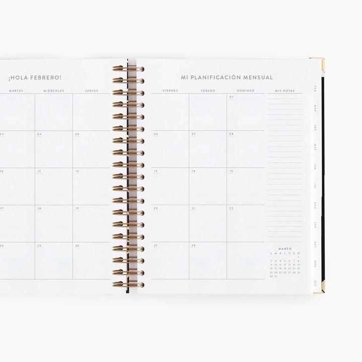 Agenda Diaria 2026 - Black - Grande