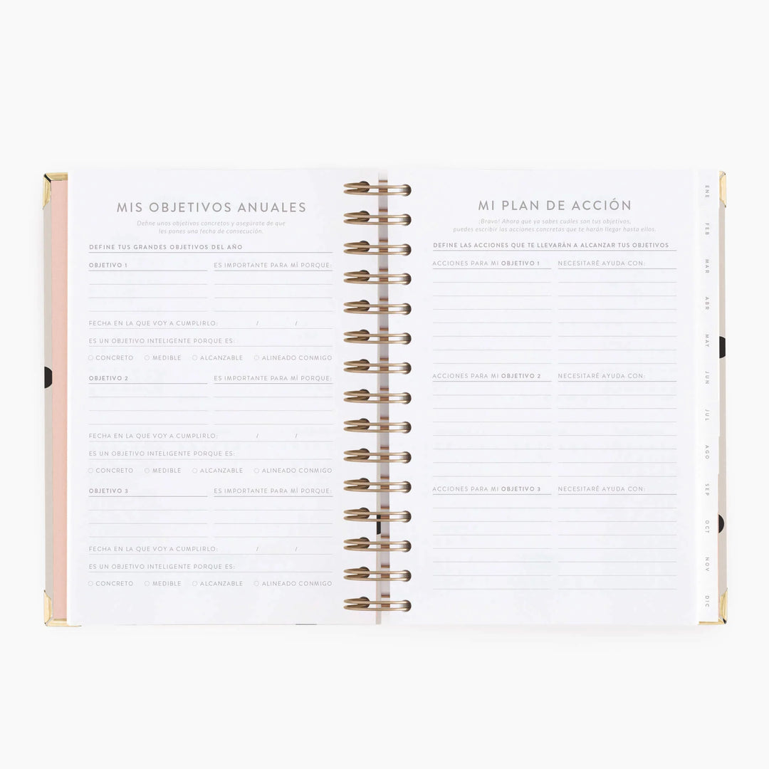 Agenda Diaria 2026 - Mint - Mediana