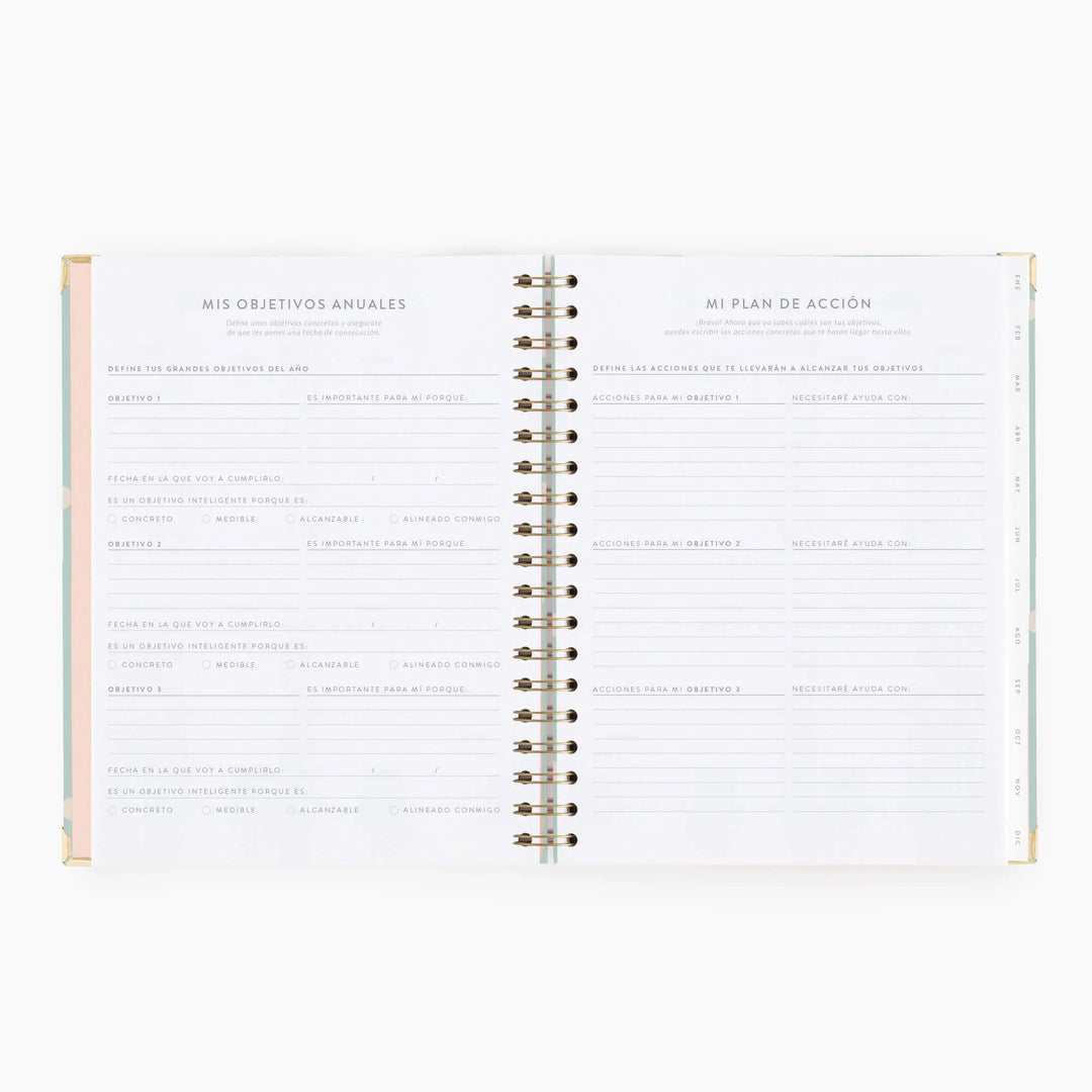 Agenda Semanal 2026 - Mint  - Grande