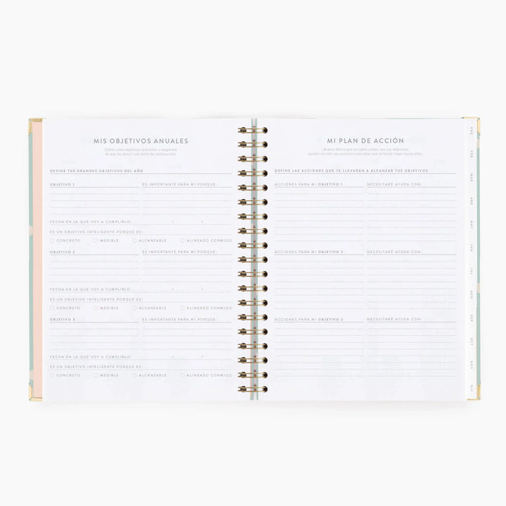 Agenda Semanal 2026 - Mint  - Grande