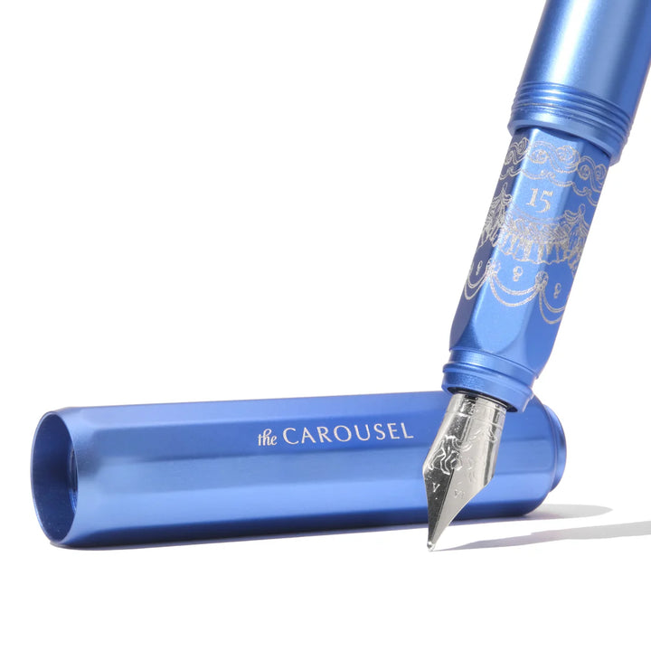 Pluma Fuente Aluminio - Blue Reverly - edición limitada 2025