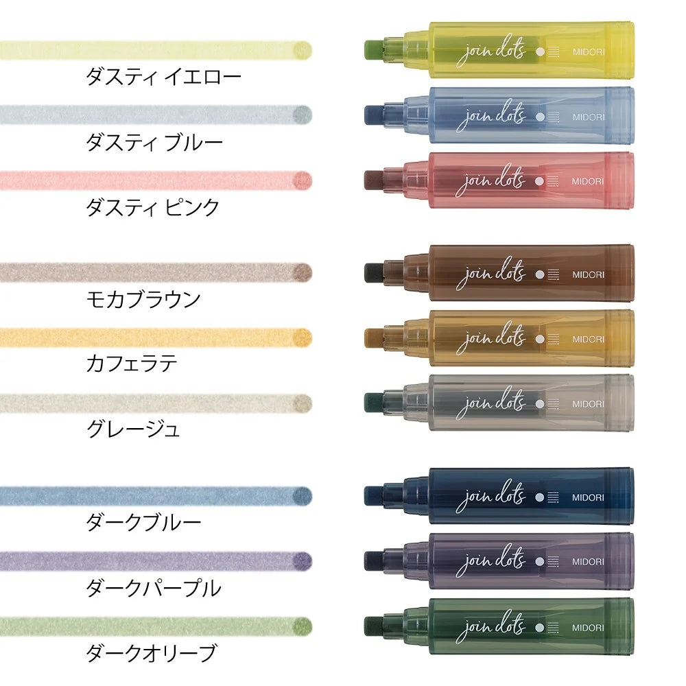 Connecting Pen - 3 Pack - Greyish Tone