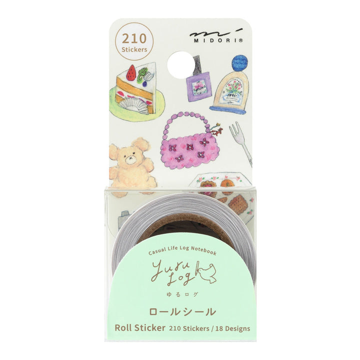Yuru Log Sticker Roll - Motifs