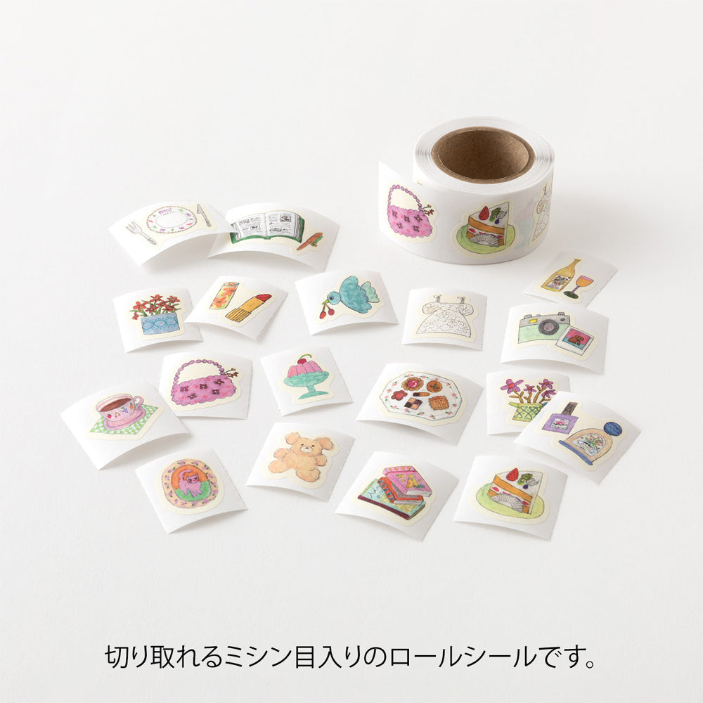 Yuru Log Sticker Roll - Motifs