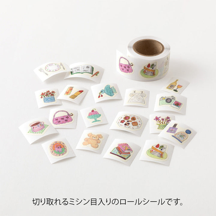 Yuru Log Sticker Roll - Motifs