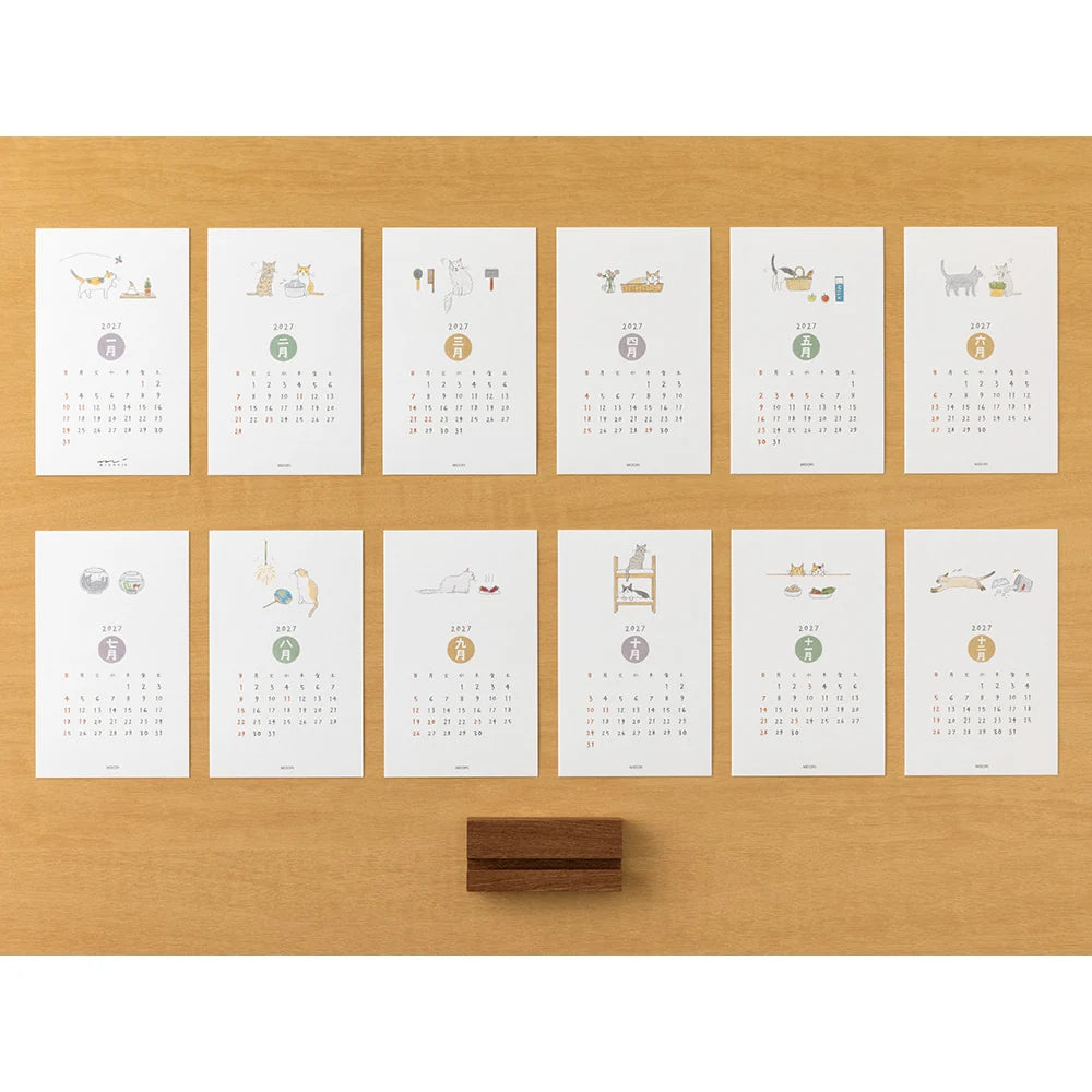 Calendario de Escritorio - Gatos