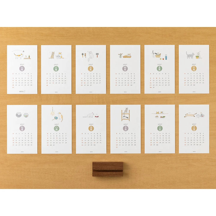 Calendario de Escritorio - Gatos