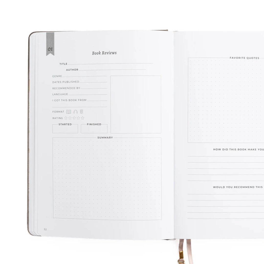 Reading Journal - Vintage Library