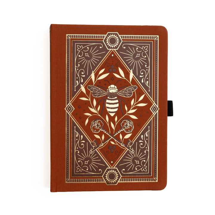 A5 Kraft Dot Grid - Keeper of the Bees in Rust