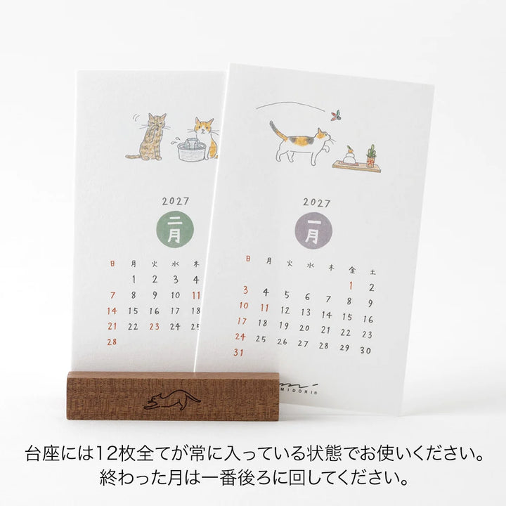 Calendario de Escritorio - Gatos