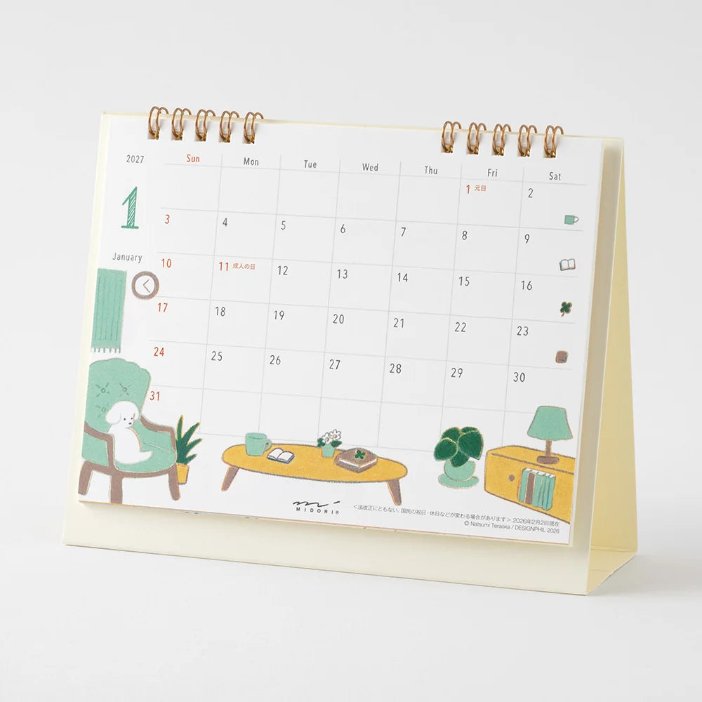Calendario Escritorio 2027 - Dogs
