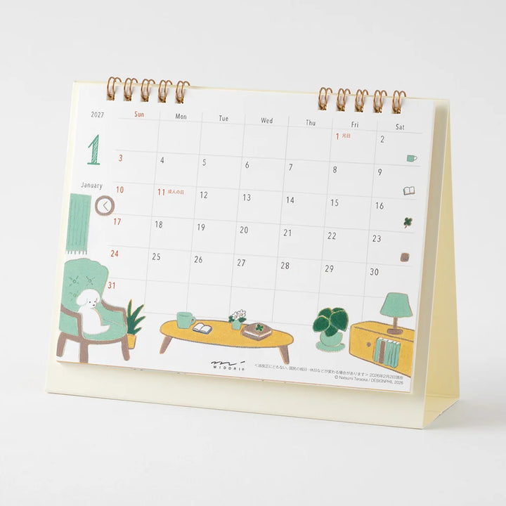 Calendario Escritorio 2027 - Dogs