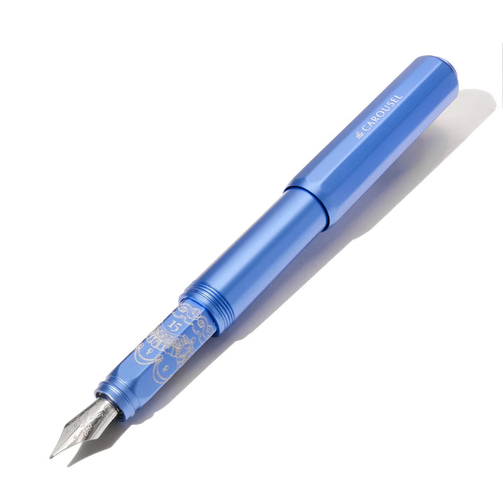 Pluma Fuente Aluminio - Blue Reverly - edición limitada 2025
