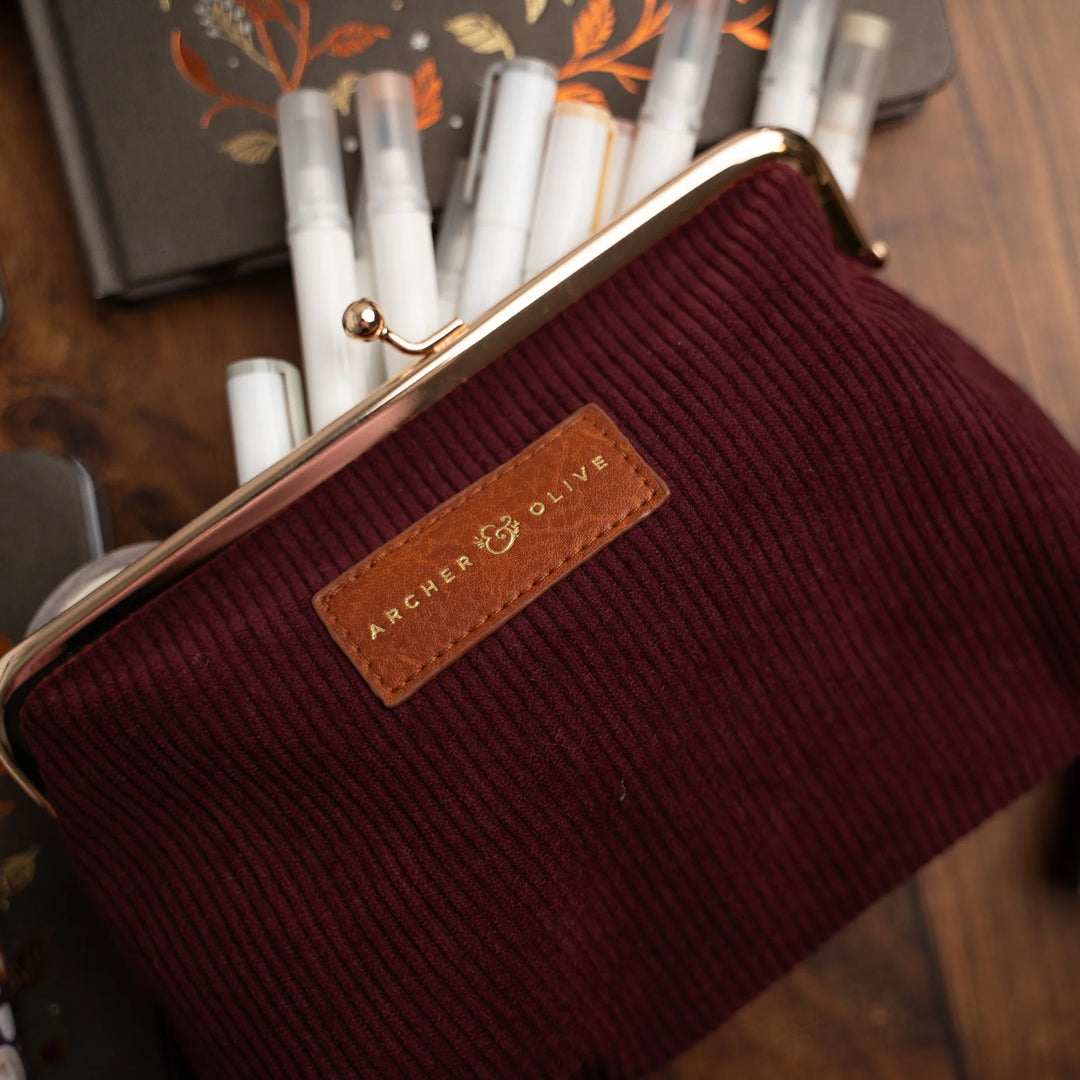 Quiet Corners Kiss-Lock Pouch