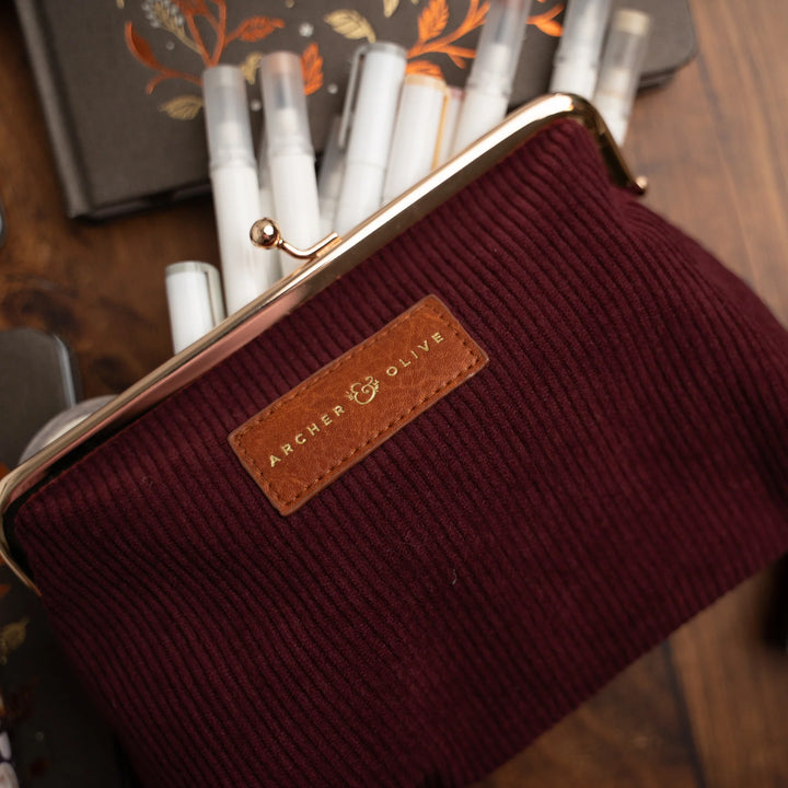 Quiet Corners Kiss-Lock Pouch