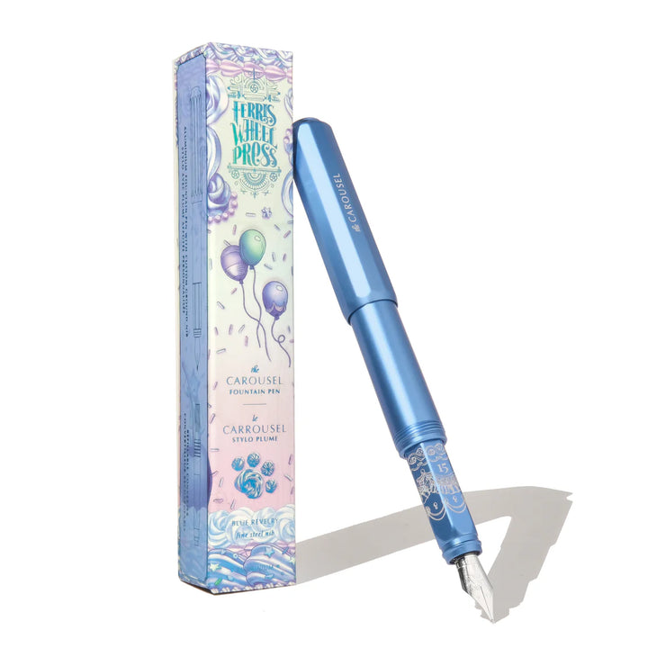 Pluma Fuente Aluminio - Blue Reverly - edición limitada 2025