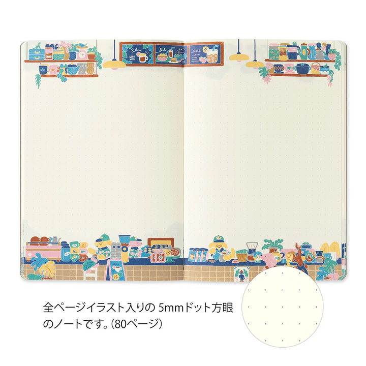 Yuru Log - B6 Notebook - Coffee Shop