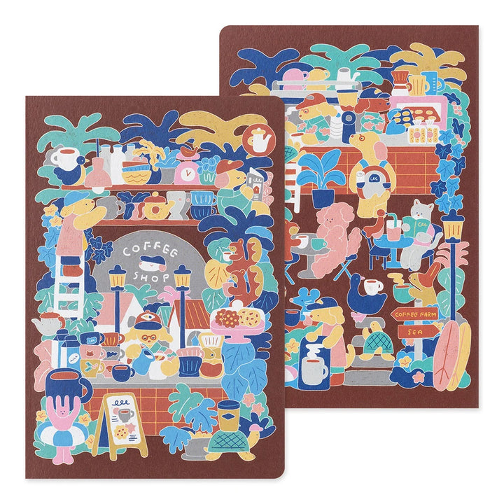 Yuru Log - B6 Notebook - Coffee Shop