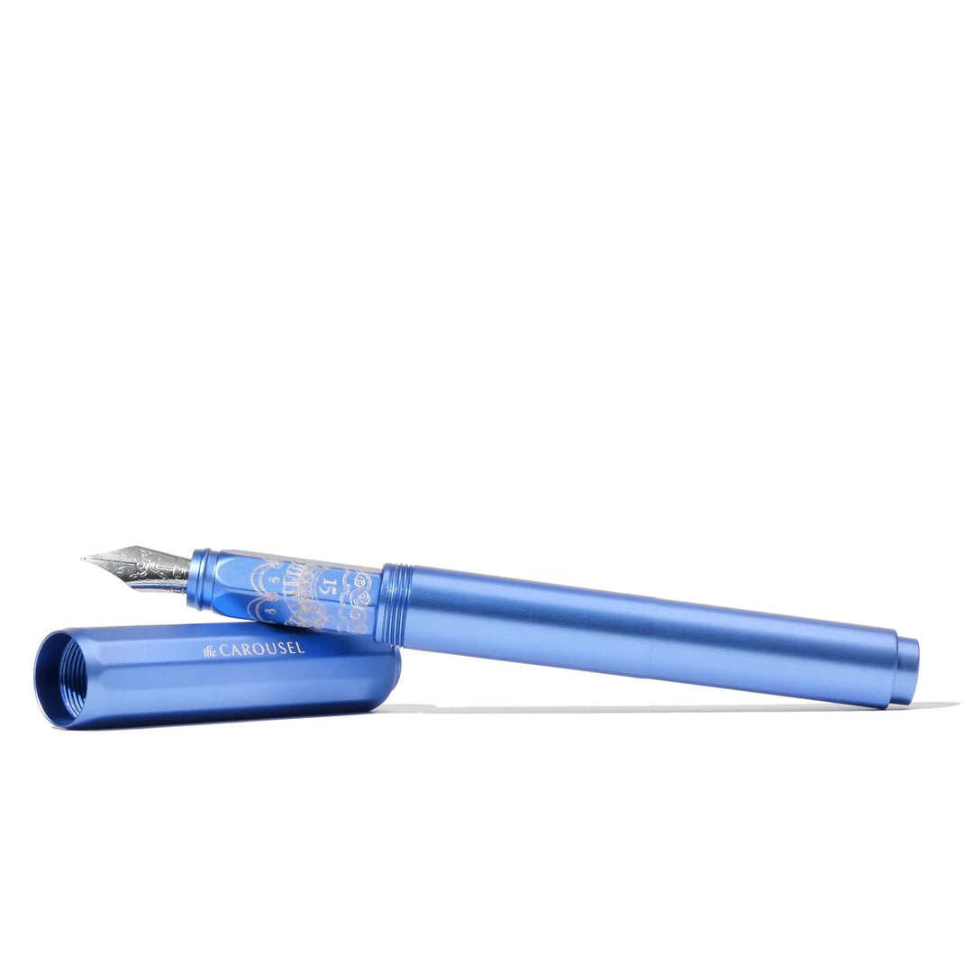 Pluma Fuente Aluminio - Blue Reverly - edición limitada 2025