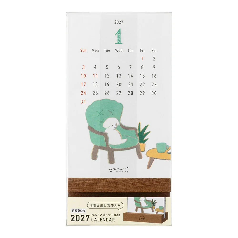 Calendario de Escritorio - Dogs