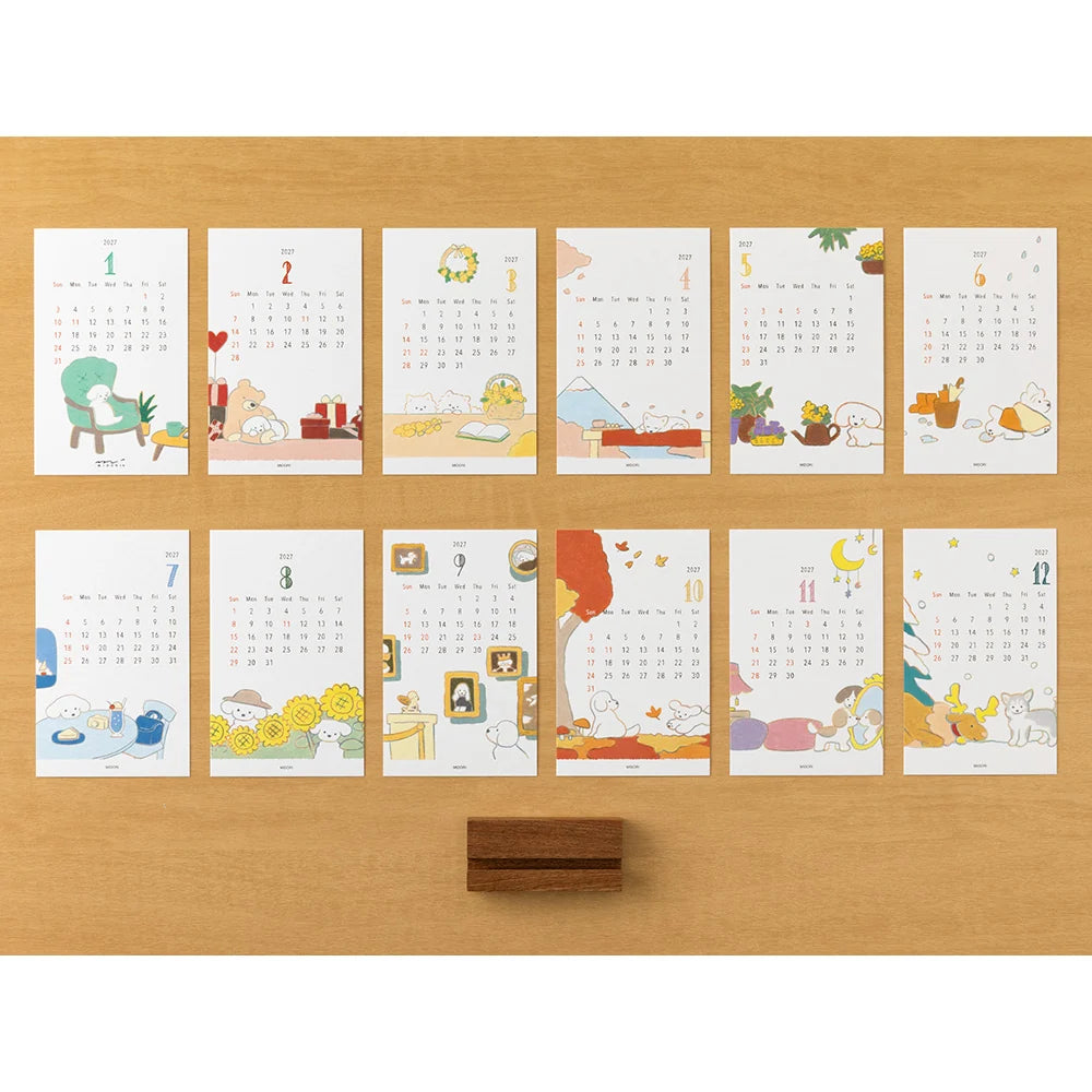 Calendario de Escritorio - Dogs