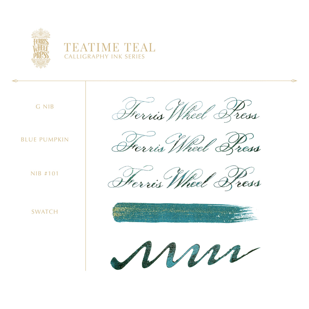 Teatime Teal- Tinta Caligráfica 28 ml