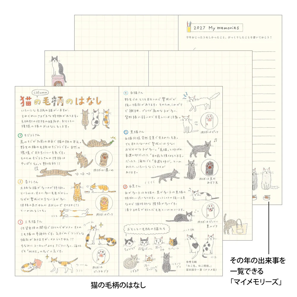 Pocket Diary Slim - Cat - 2027