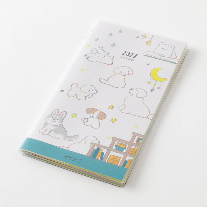 Pocket Diary Slim - Dog - 2027
