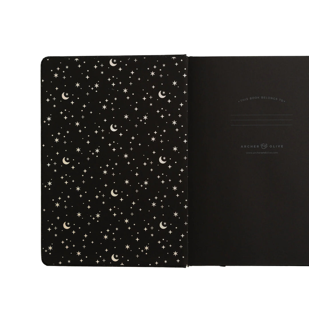 Wonderstruck Blackout - 8x8 Dot Grid Notebook