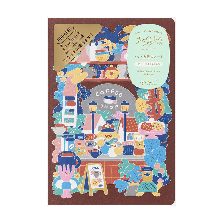 Yuru Log - B6 Notebook - Coffee Shop