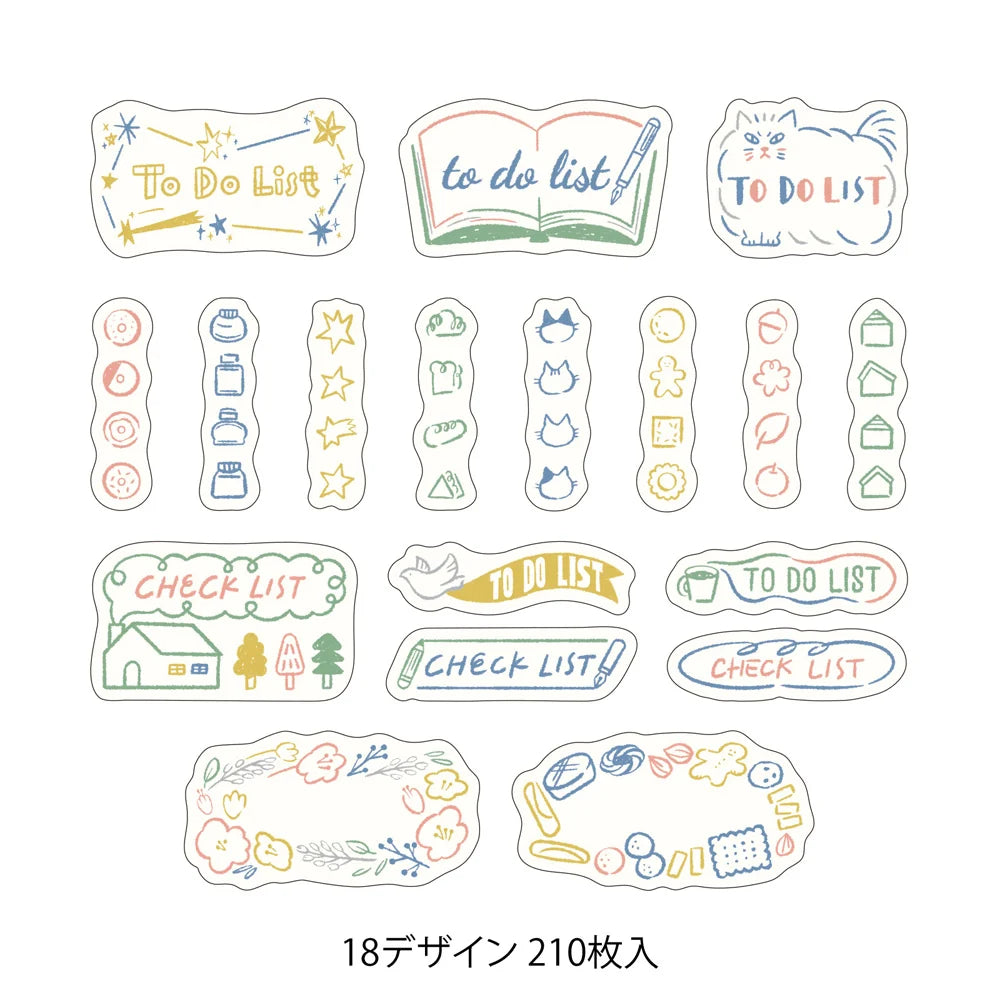 Yuru Log Sticker Roll - List
