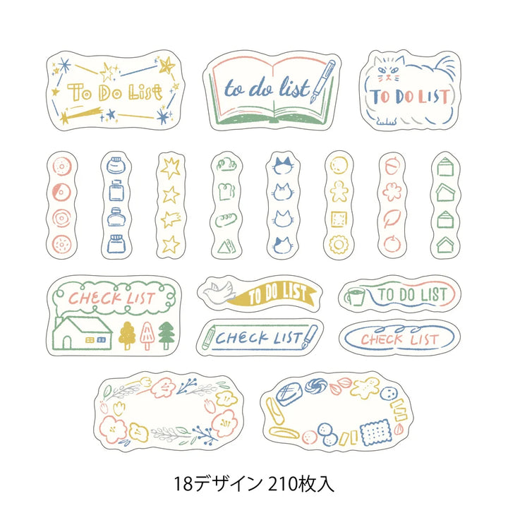 Yuru Log Sticker Roll - List
