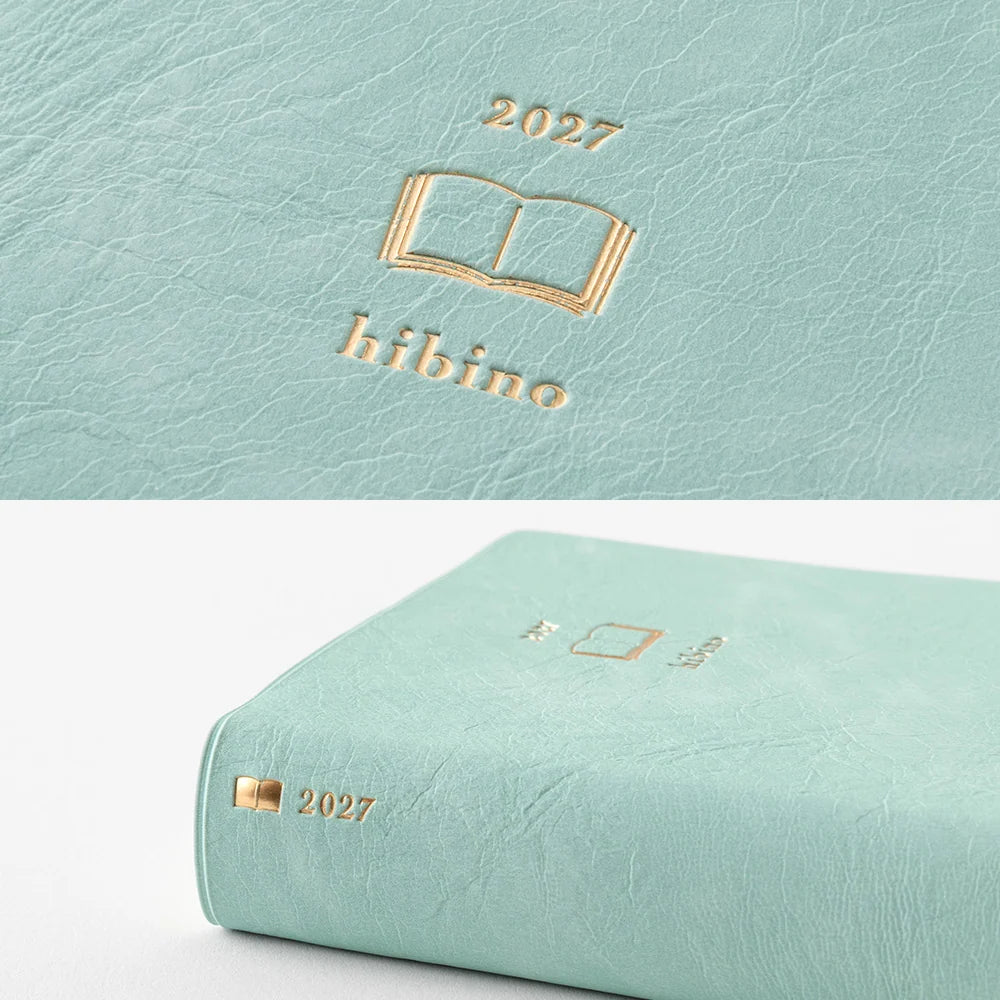 Agenda Hibino A6 - 2027 - 2 páginas por día