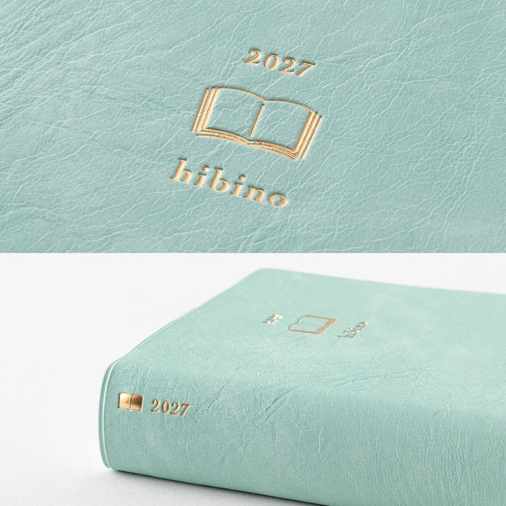 Agenda Hibino A6 - 2027 - 2 páginas por día