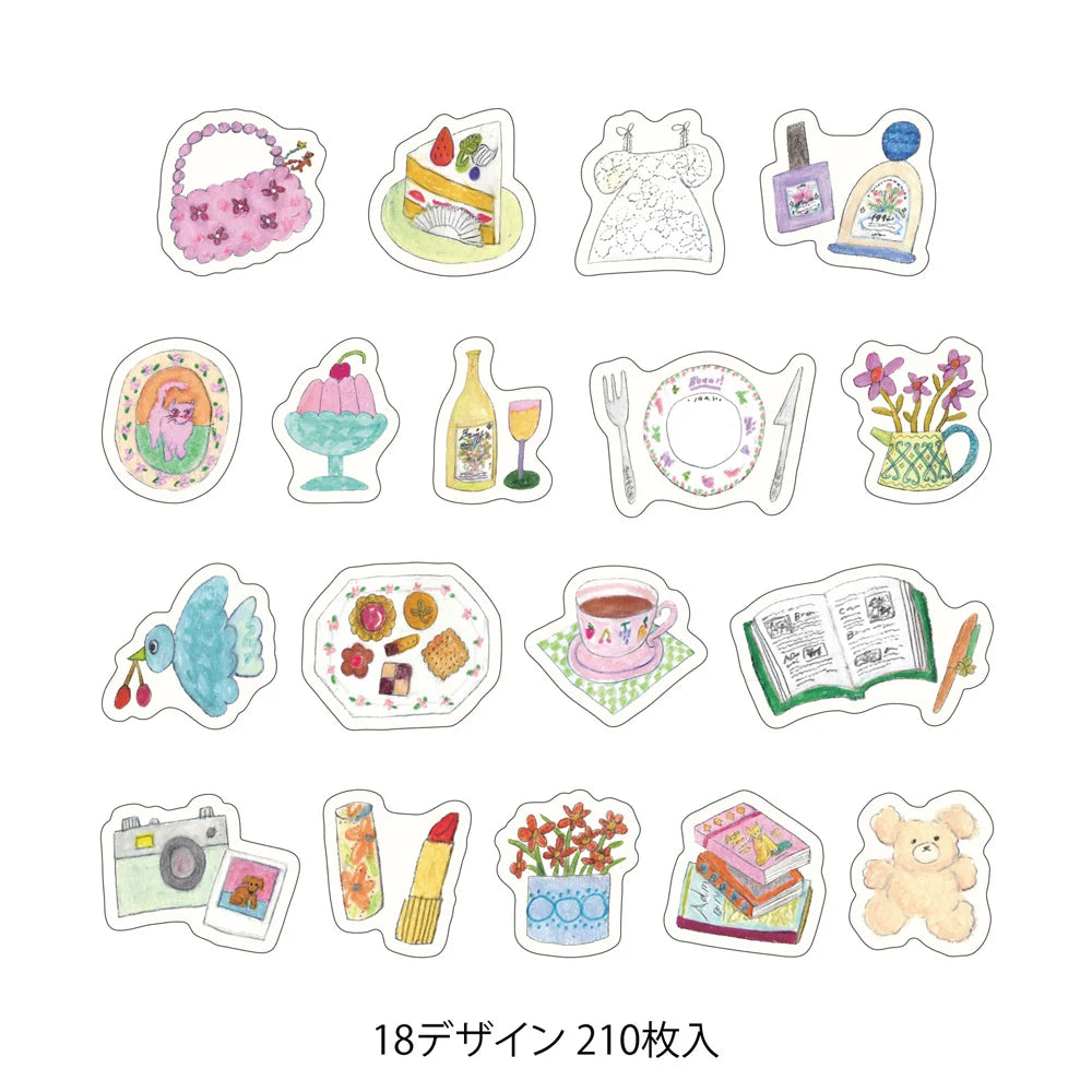 Yuru Log Sticker Roll - Motifs